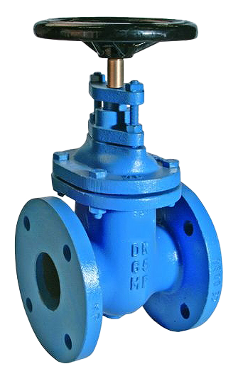 GATE VALVE CAST IRON FLANGED NON-RISING STEM WITHOUT POSSITION INDICATOR DIN 3202 F4, PN 10